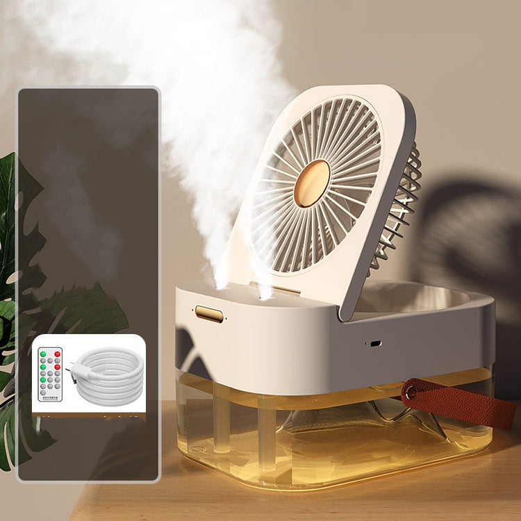 a fan with steam coming out of it