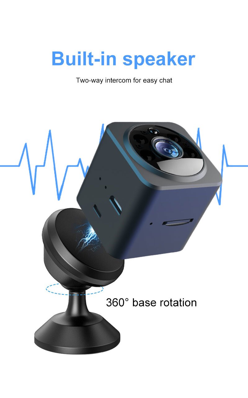 Two Way Voice Intercom Webcam HD Home Monitor