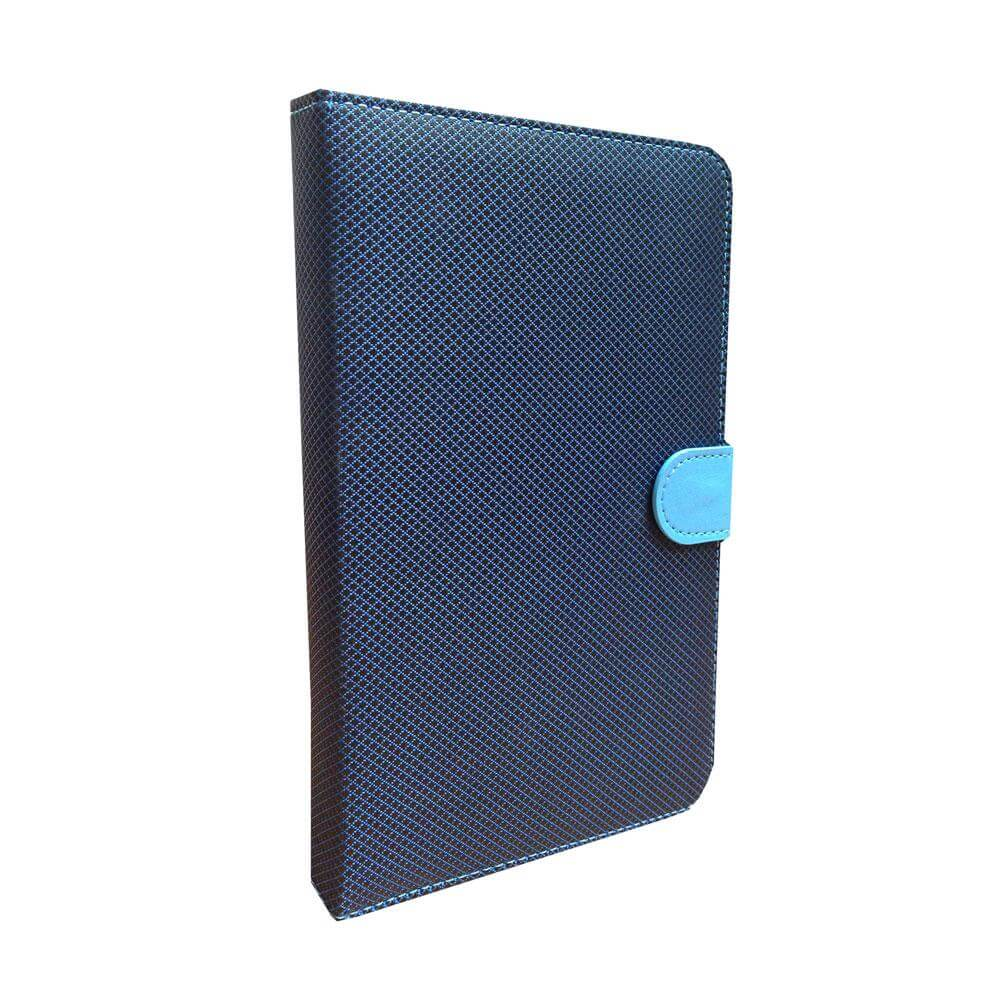 a blue cover with a blue strap