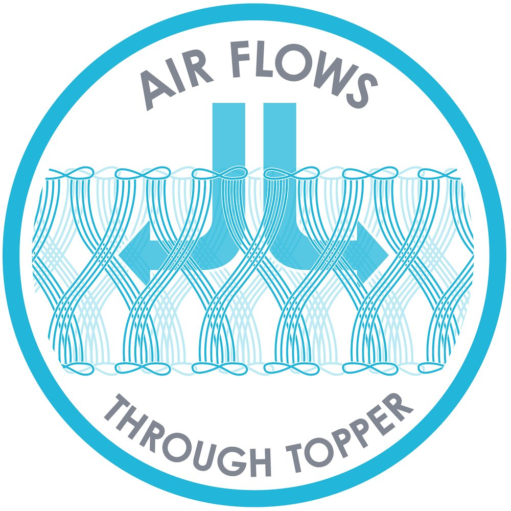 a logo with text and blue lines