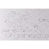 LA Baby 2" Mini/Portable Crib Mattress Pad with 100% Organic Cotton Top Layer on Waterproof Cover
