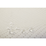 LA Baby 2" Mini/Portable Crib Mattress Pad with 100% Organic Cotton Top Layer on Waterproof Cover