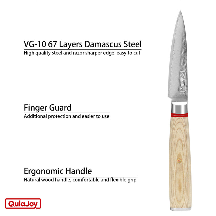 a knife with a wooden handle