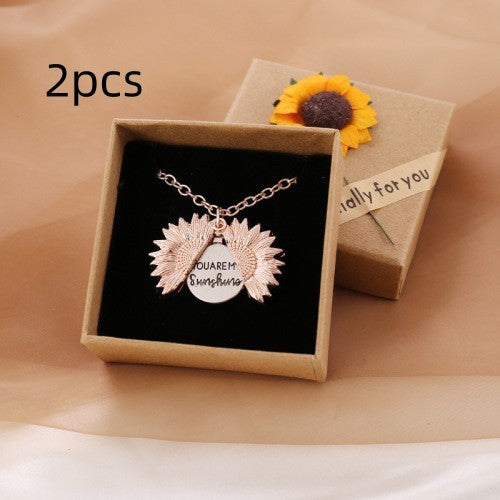 a necklace in a box