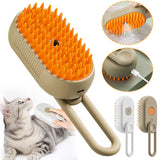 USB Rechargeable Steam Pet Grooming Brush
