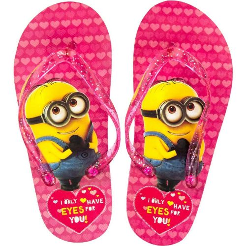 Girls Licenced Minions Flip Flops