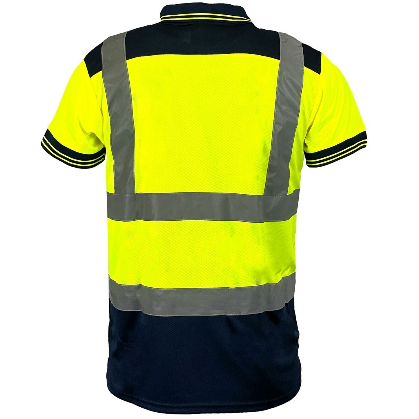 Mens Hi Vis Visibility Short Sleeved Polo Shirt - hv322