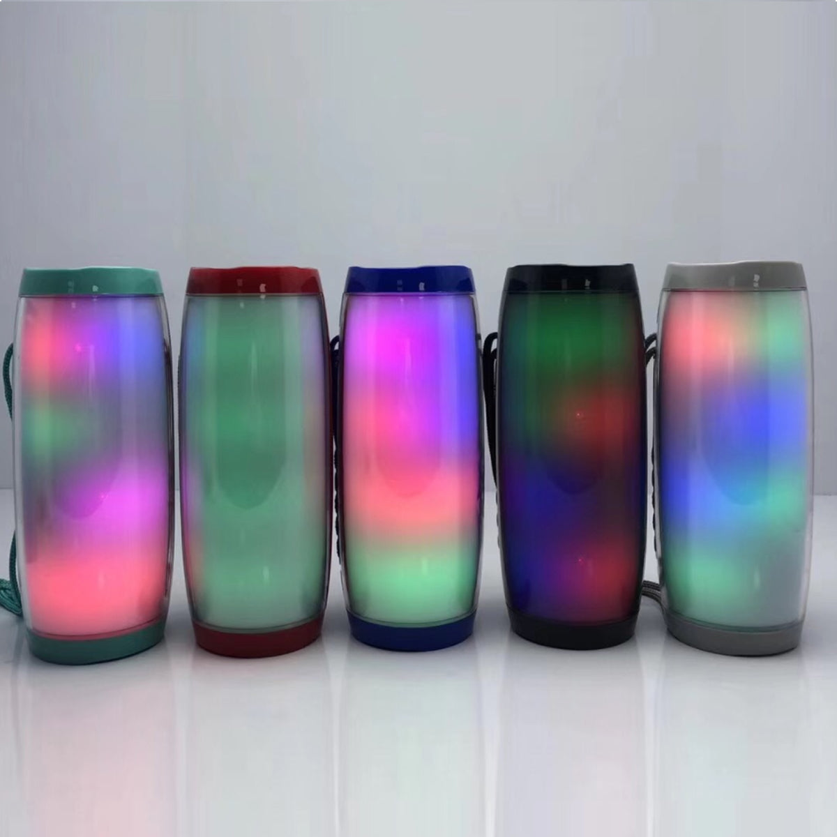 a group of colorful objects