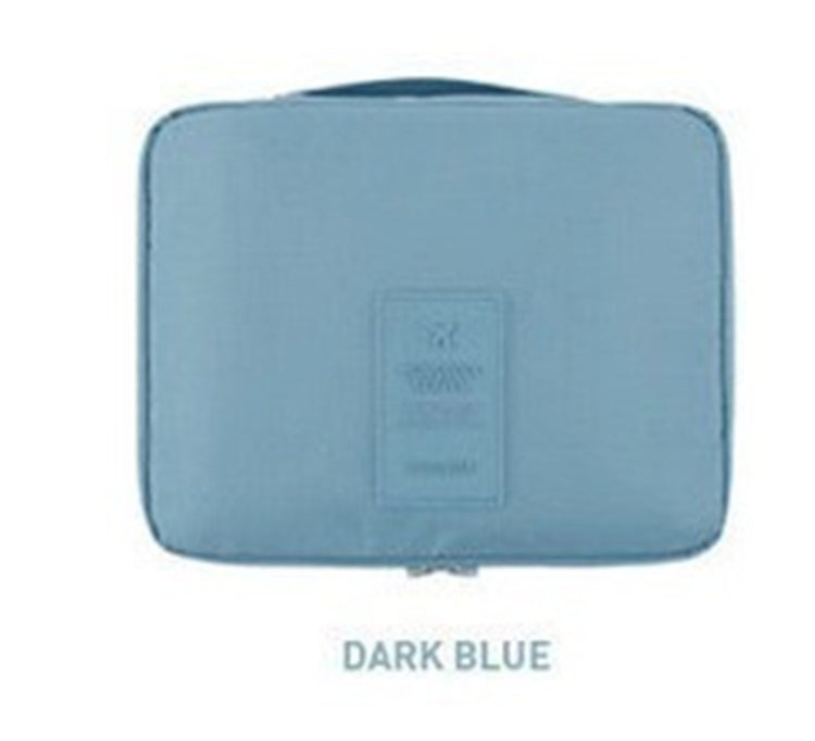 a close-up of a blue bag