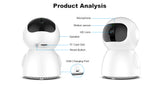 HD Wi-Fi PTZ Security Camera with Optional Memory Card