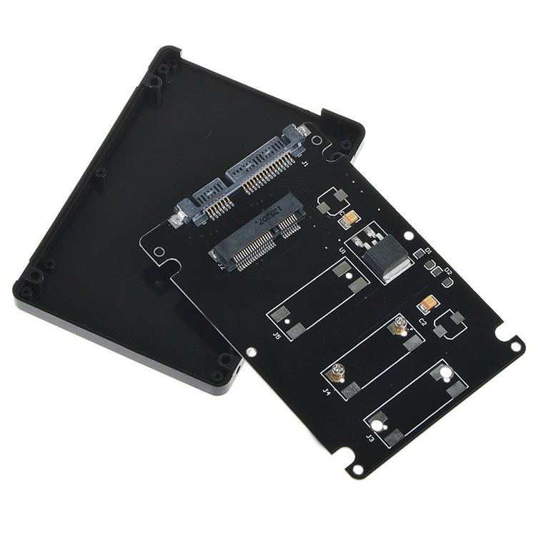 a black rectangular object with many small components