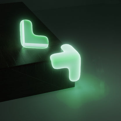 New Luminous Anti-collision Angle Transparent Soft Bag Sticker Silicone
