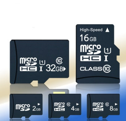 several memory cards with different sizes