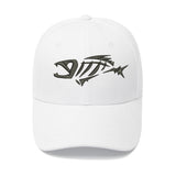 Fishbone Embroidered Baseball Cap