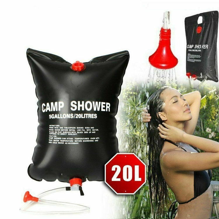 a woman taking a shower