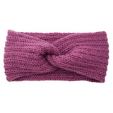 Knitted Cross-Front Ear-Warmer Headband