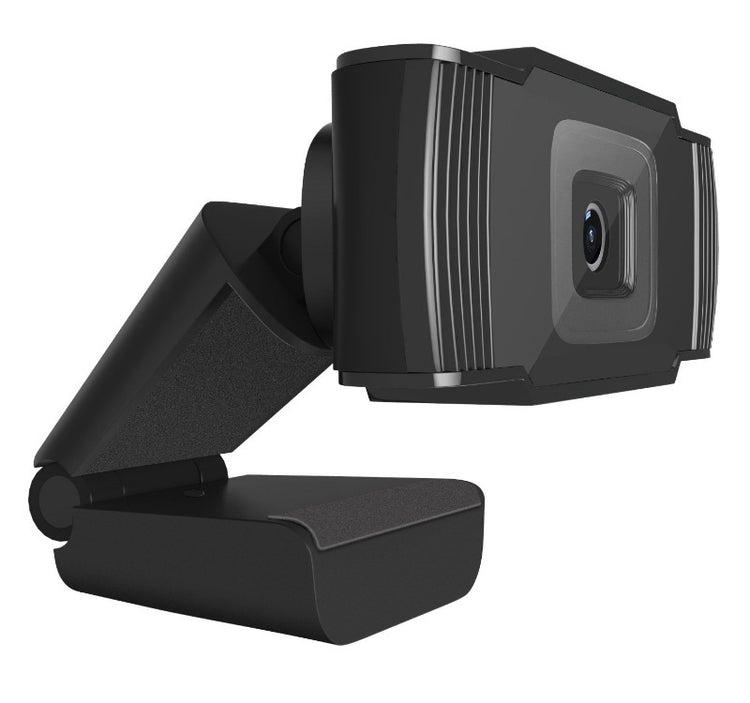 a black webcam with a small lens