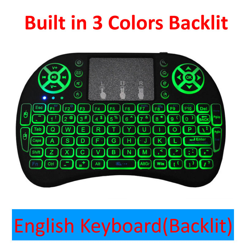 a black keyboard with green lights