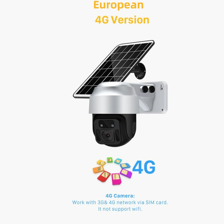 a solar panel on a camera