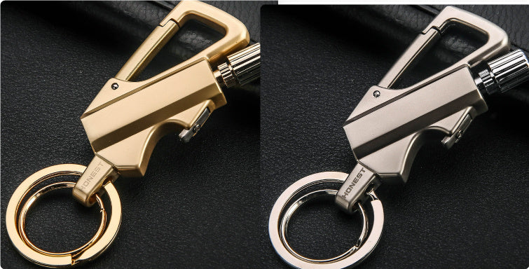 a close up of a key chain
