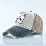 Letter-Embroidered Adjustable Baseball Cap