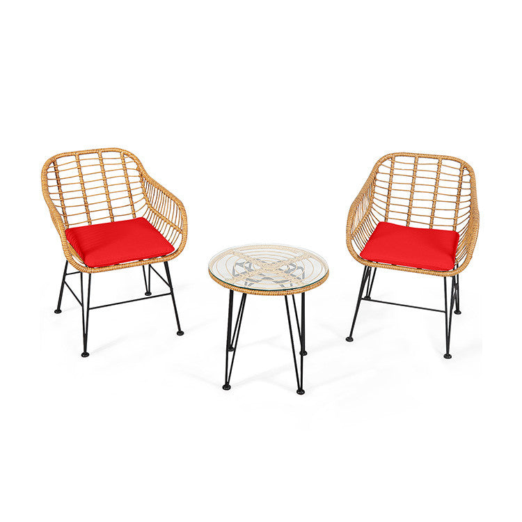 a group of chairs and a table