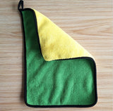 Double-Sided Microfiber Car Cleaning Towel