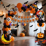 Halloween Hanging Flags and Balloon Decoration Set