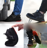 Men's Steel-Toe Puncture-Resistant Work Boots