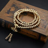 Stainless Steel Lightning Bead Necklace