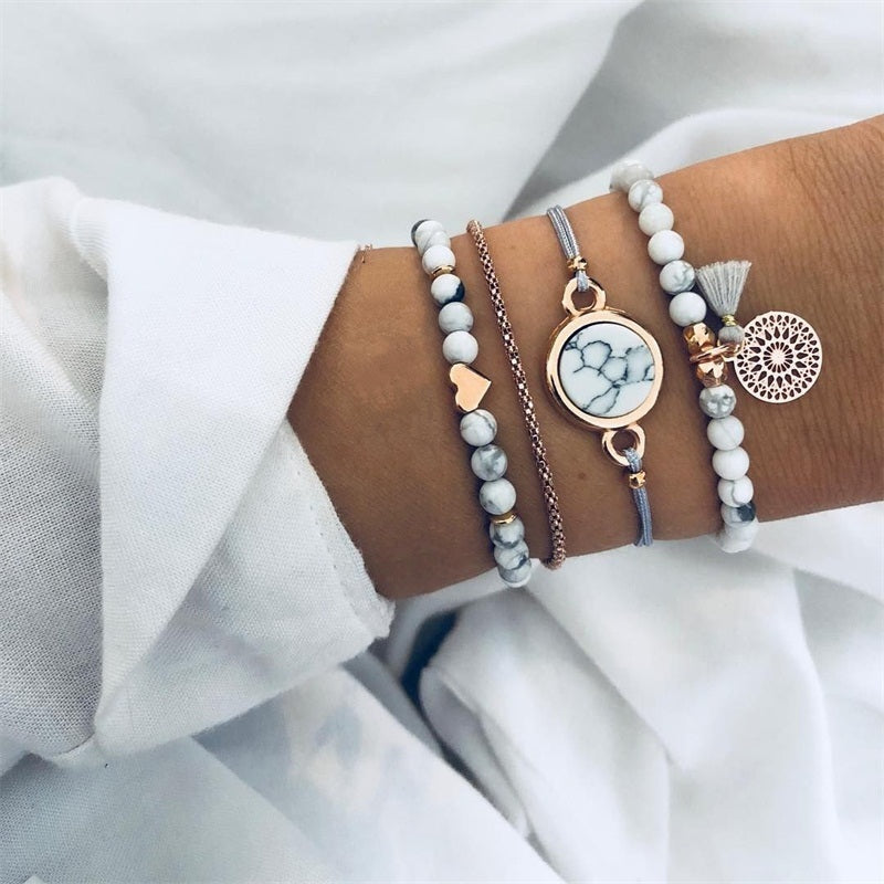 a person wearing bracelets