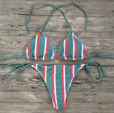 Sequin Two-Piece Bikini Swimsuit