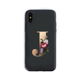 Alphabet Letter Silicone Phone Case
