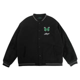 Embroidered Baseball-Style Jacket