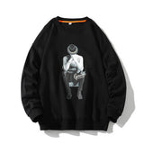 Men's Loose-Fit Pullover Hoodie