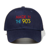 Short-Brim Embroidered Baseball Cap