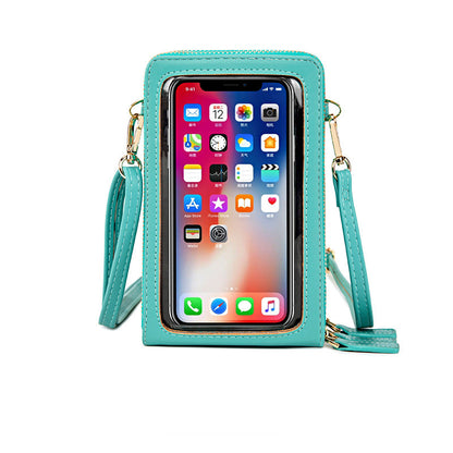 Touchable Screen Crossbody Mini Cell Phone Bag
