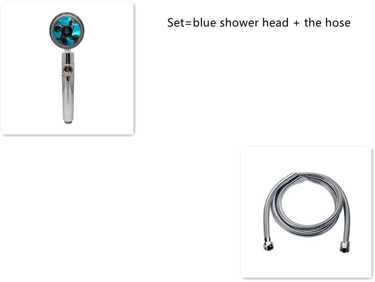a shower head and hose