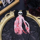 Gothic Bridal Hairpiece and Lace Bracelet Set