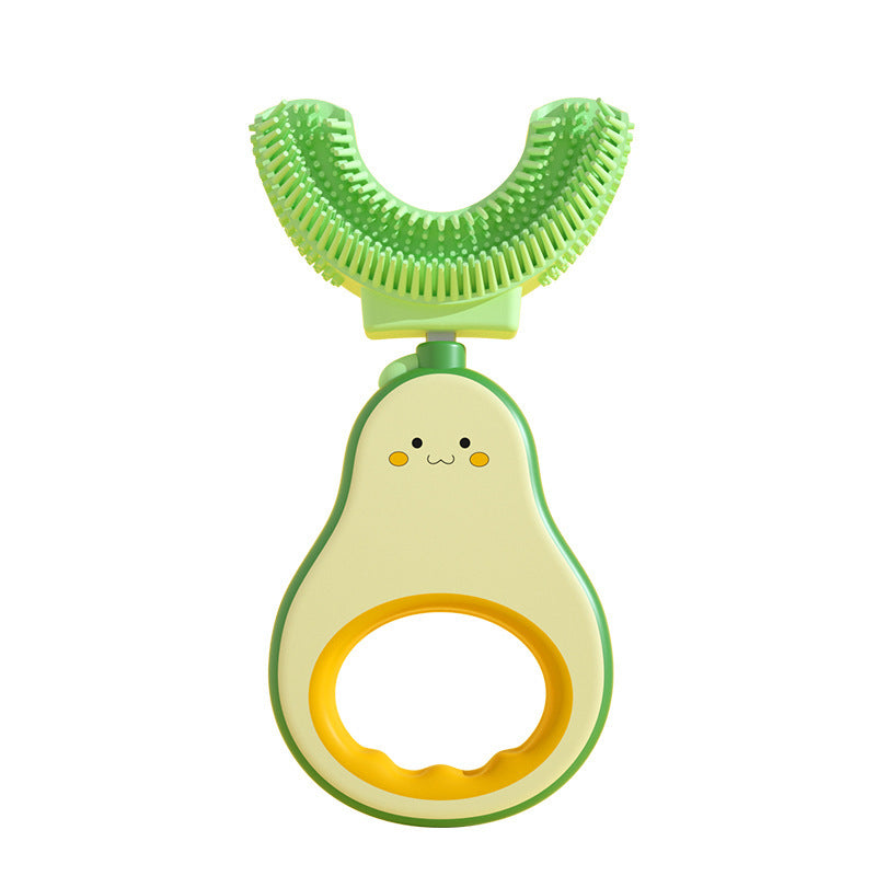 a baby rattle with a face on it