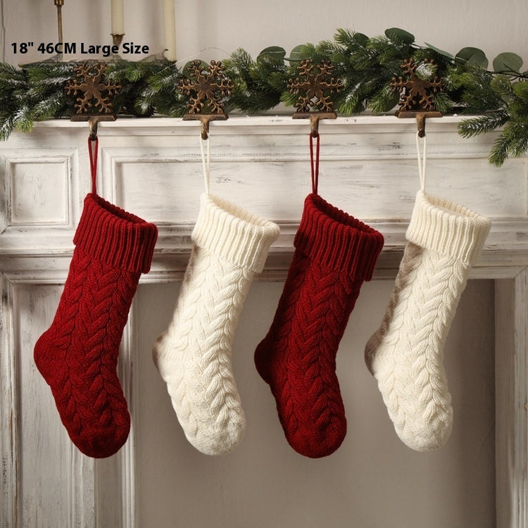 a group of socks from a fireplace