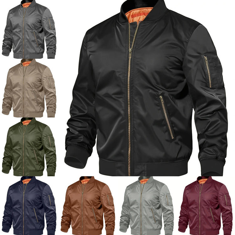 a jacket with different colors