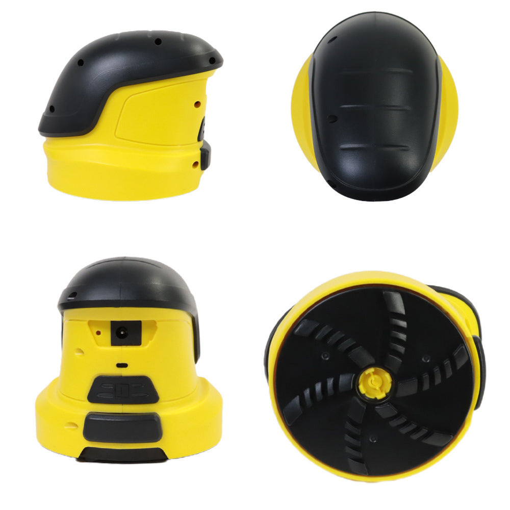 a yellow and black device