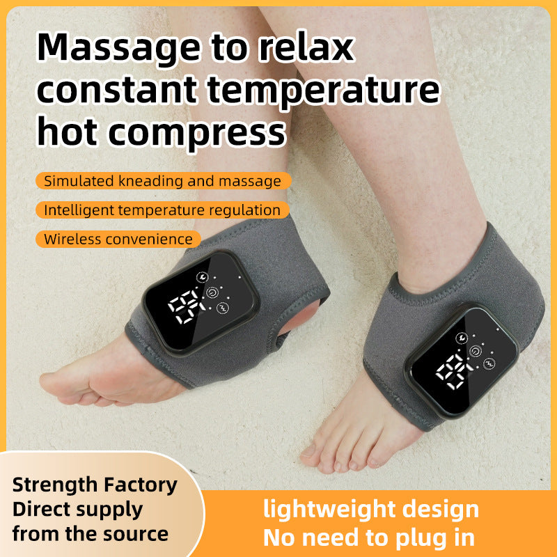 a pair of feet with a device on them