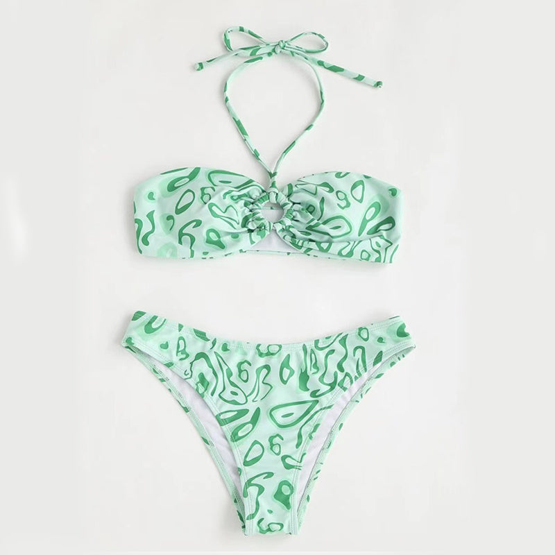 a green garment with a white background