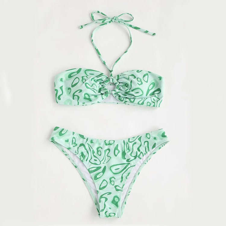 a green garment with a white background