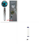 360° Rotating High-Pressure Shower Head