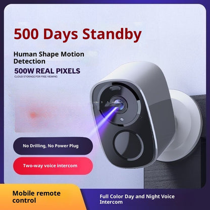 Wireless Camera 4G Plug-in-free Home Doorway