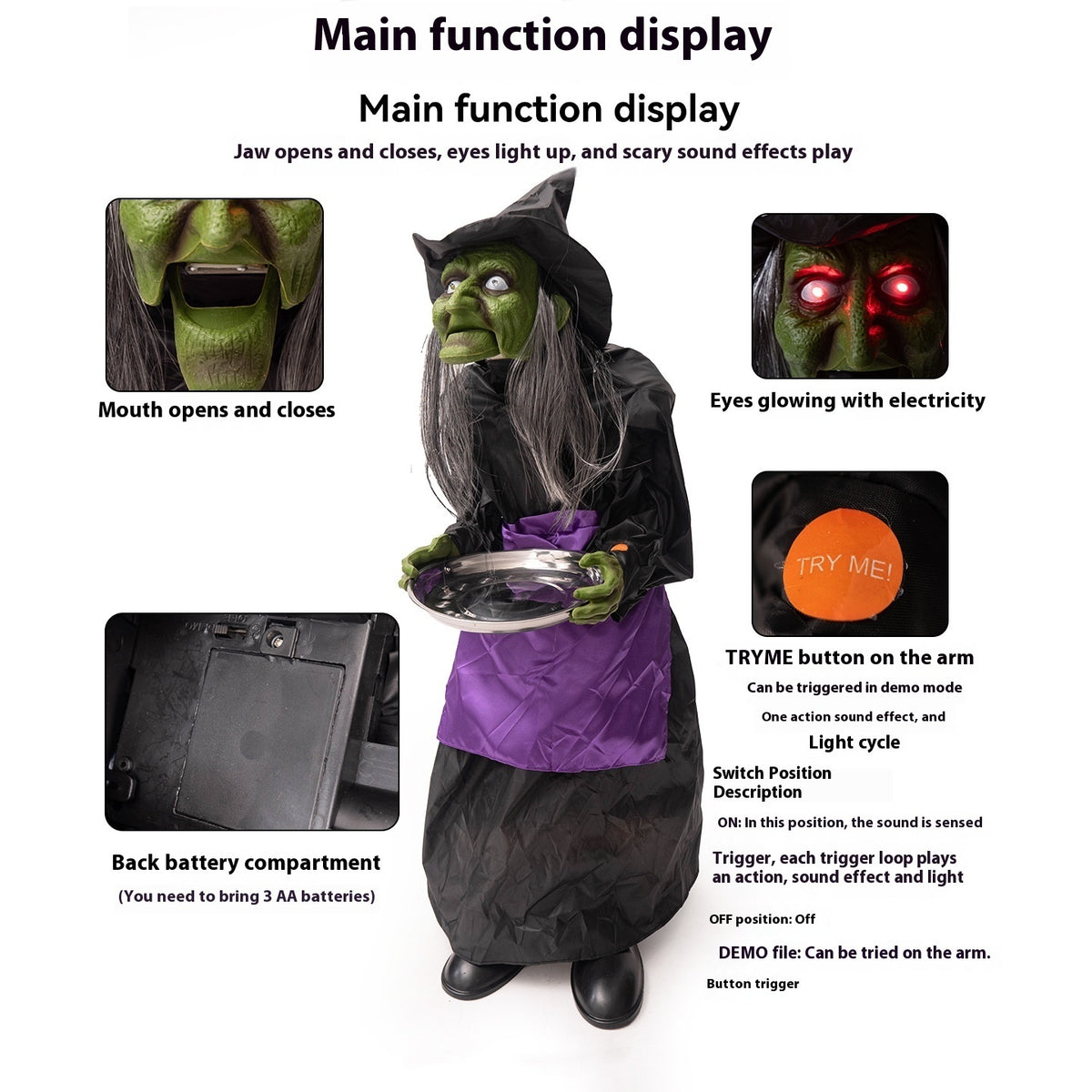 a person with a purple and black garment