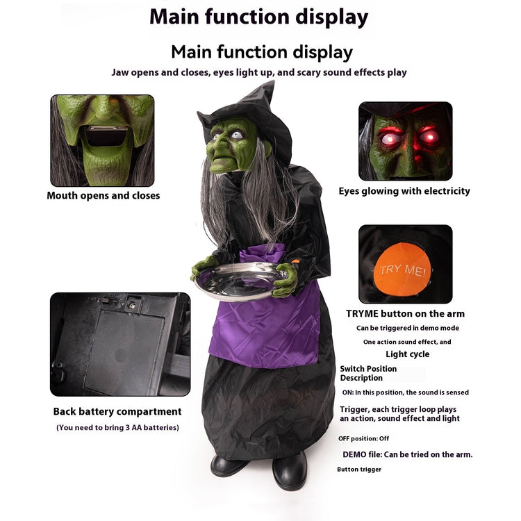 a person with a purple and black garment